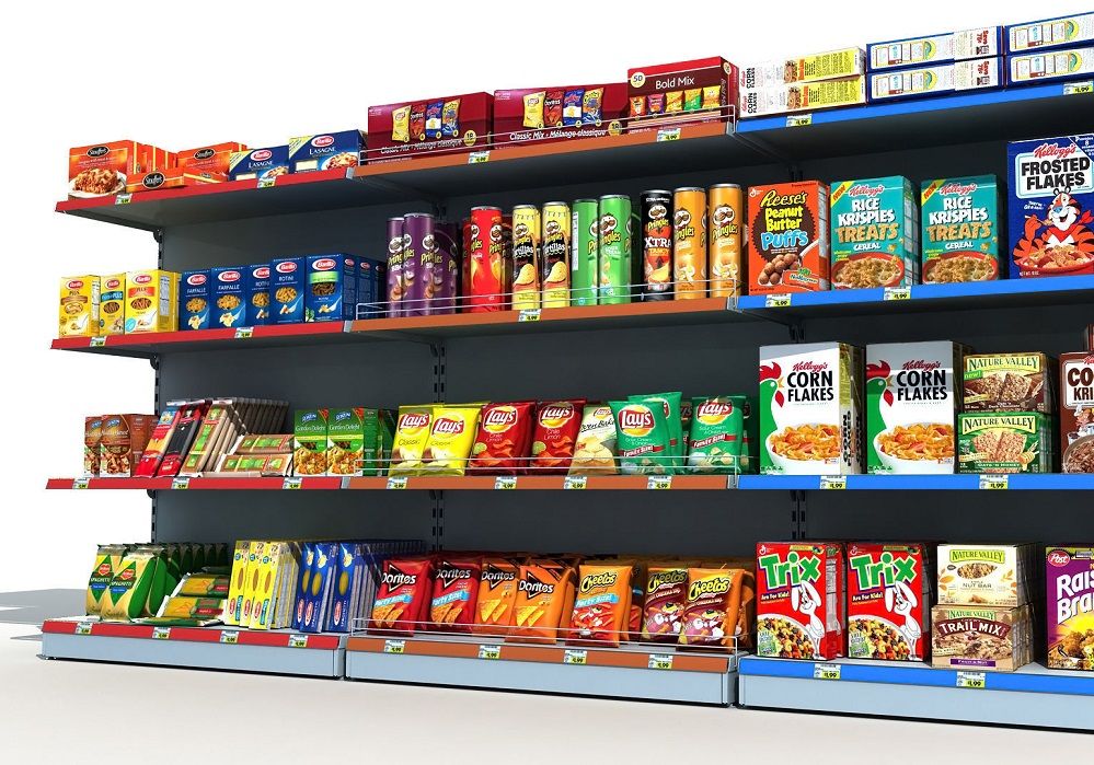 supermarket shelves pack 3d model max obj fbx compressor
